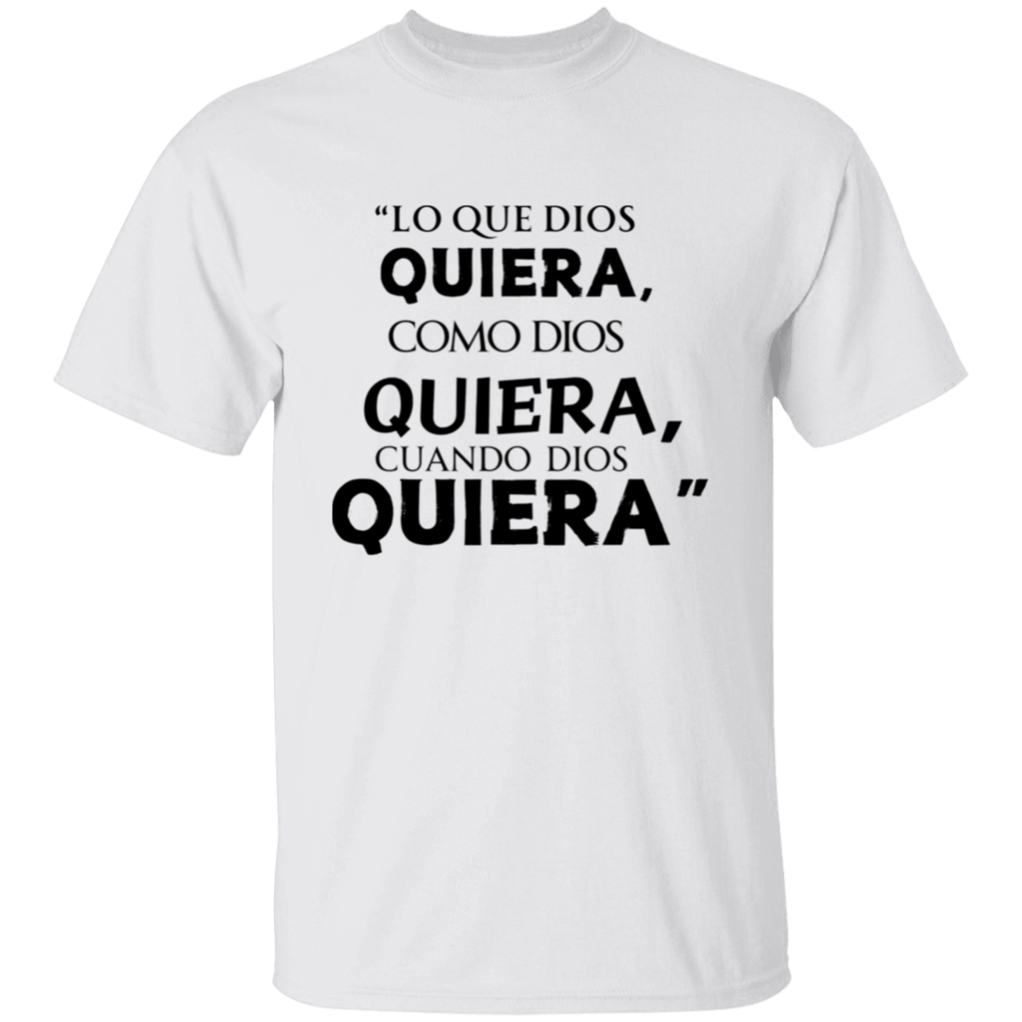 Lo que Dios Quiera ..